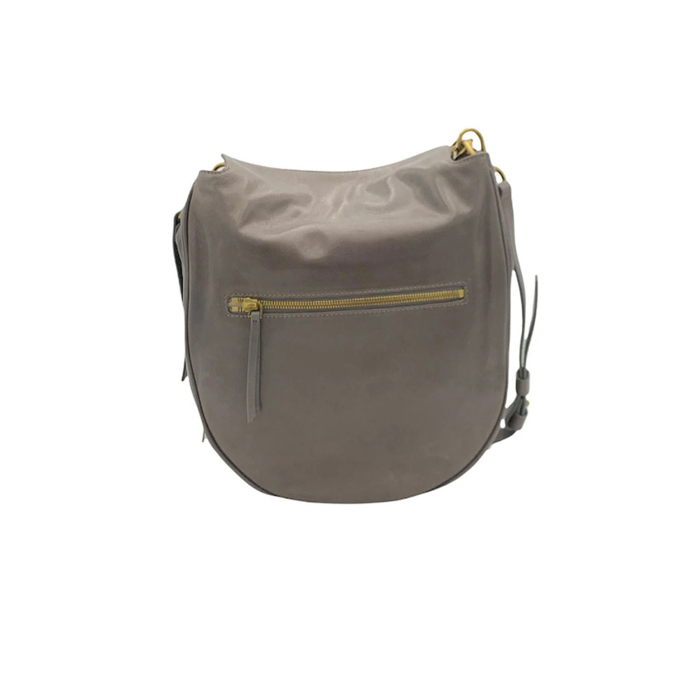 Margot New York Convertible Leather Hobo Jace Gray